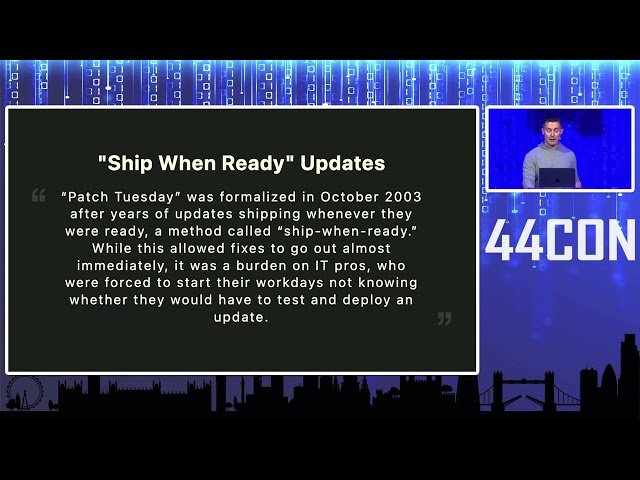 Reverse Engineering Patch Tuesday