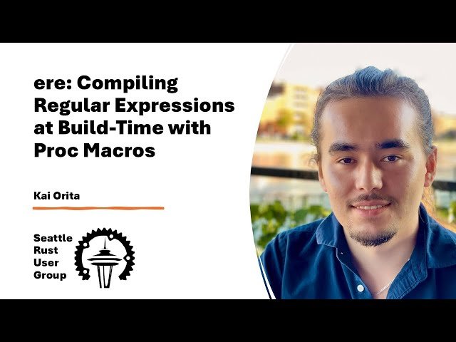 ere: Compiling Regular Expressions at Build-Time With Proc Macros