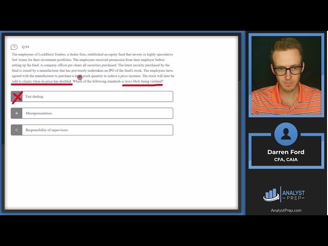 Mock Exam #3A - Questions 81-90 for CFA Level I Exam Preparation