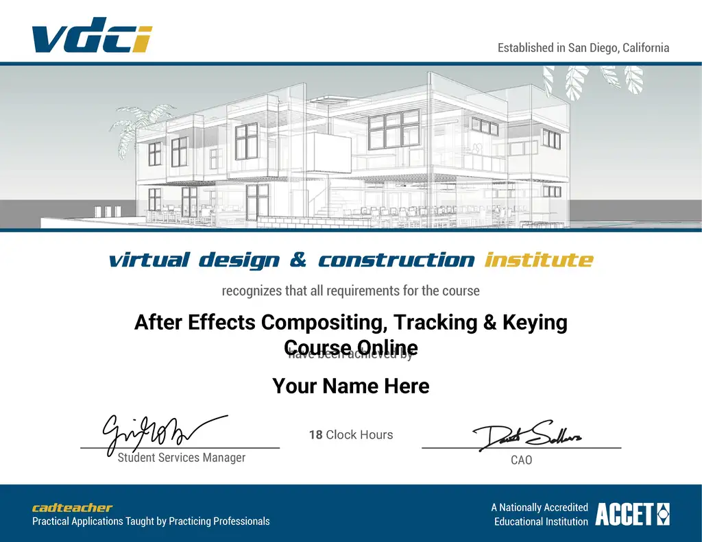 After Effects Compositing, Tracking & Keying