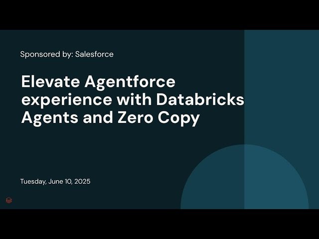 Elevate Agentforce Experience with Databricks Agents and Zero Copy