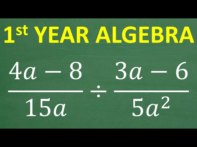 How to Divide Rational Expressions