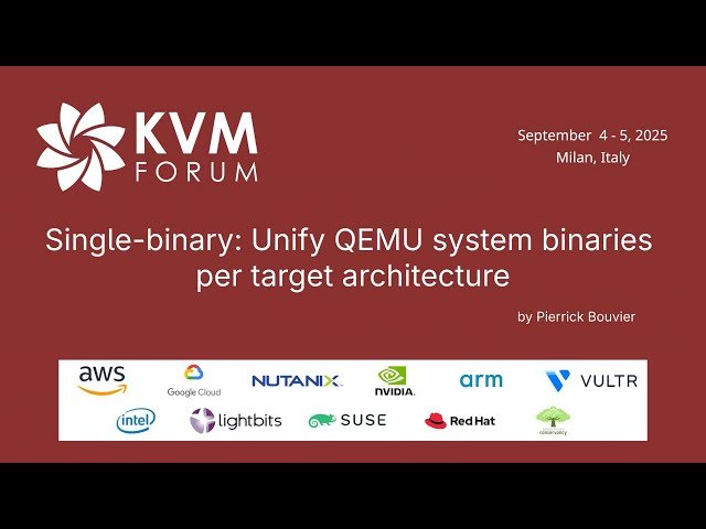Single-Binary - Unify QEMU System Binaries per Target Architecture
