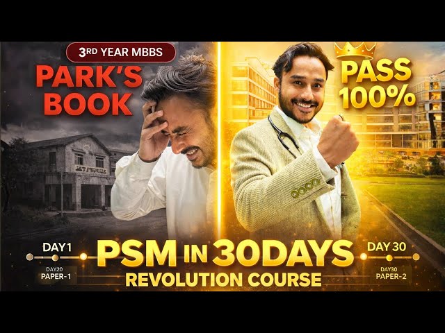 PSM in 30 Days - Complete Park's Community Medicine Strategy for MBBS