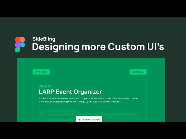 Designing Custom Layouts in Figma for MCP - SideBling