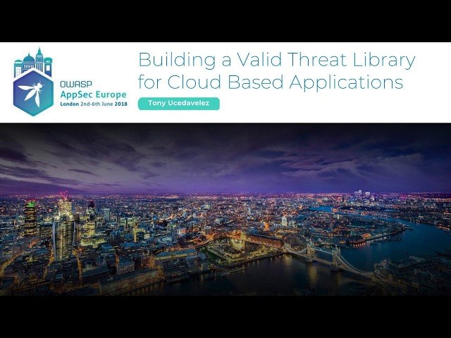 Building a Valid Threat Library for Cloud-Based Applications