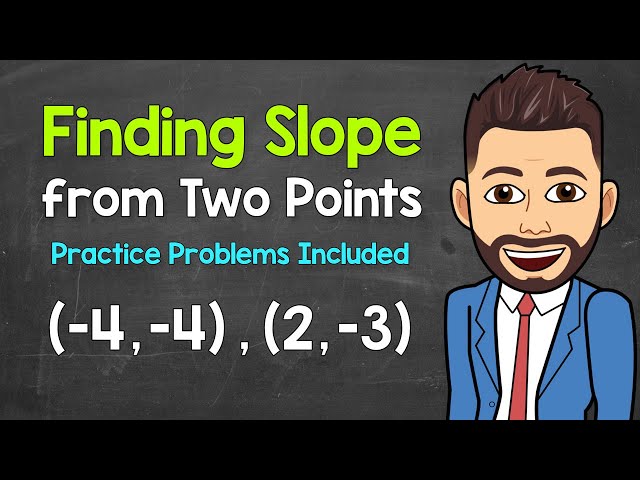 Finding Slope from Two Points - Practice Problems Included
