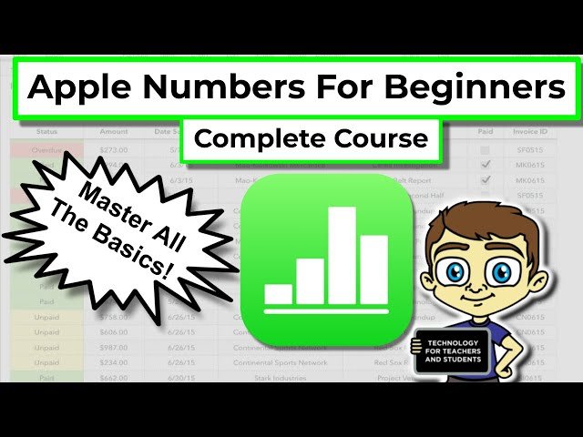 Apple Numbers for Beginners - The Complete Course