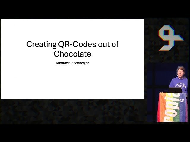 Creating QR Codes Out of Chocolate