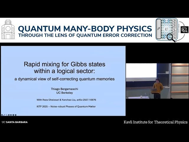 Rapid Mixing for Gibbs States Within a Logical Sector - A Dynamical View of Self-Correcting Quantum Memories