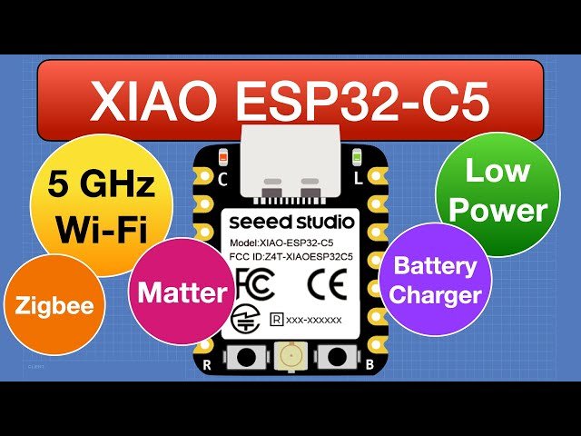XIAO ESP32-C5 - 5 GHz Wi-Fi IoT Powerhouse