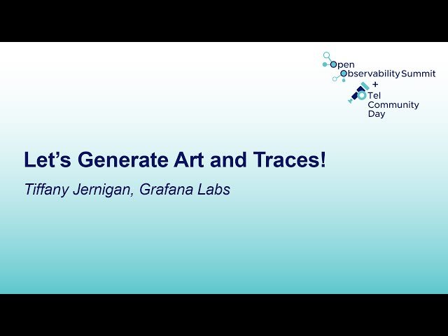 Let's Generate Art and Traces! - Building a Spring Java Application with Kubernetes and Distributed Tracing