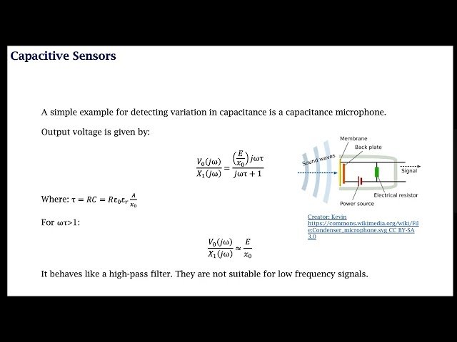 Biomedical Sensors - Capacitive Sensors Part 2