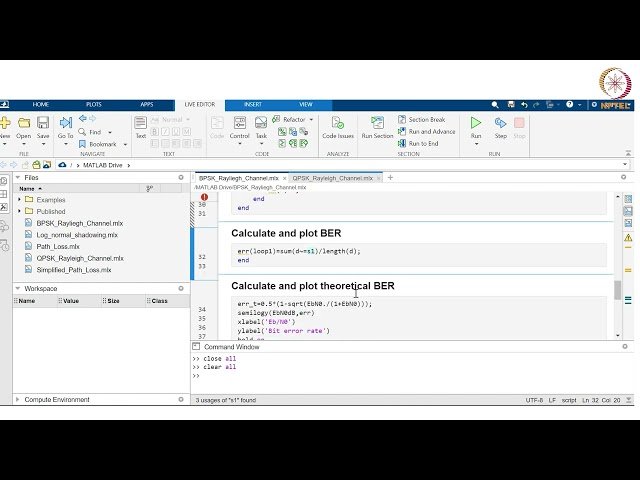 Error Performance in Fading Channel Part 1