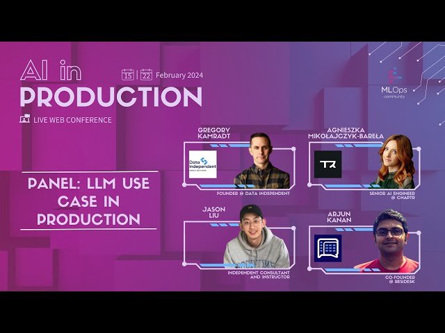 LLM Use Cases in Production - Panel Discussion