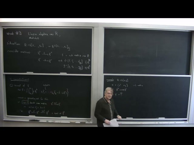 Computational Commutative Algebra and Computational Algebraic Geometry - Lecture 3