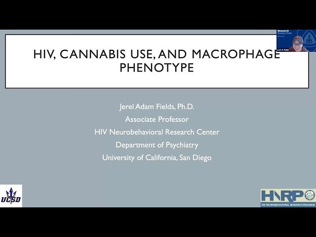 HIV, Cannabis Use, and Macrophage Phenotype