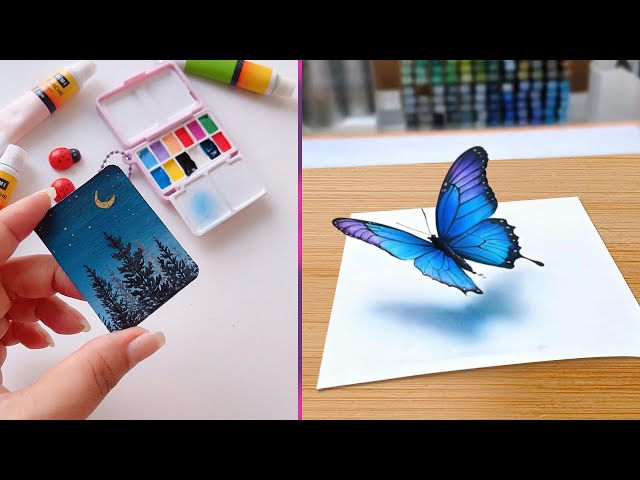 12 Easy Art Tips and Hacks That Work Extremely Well - Easy Painting for Beginners