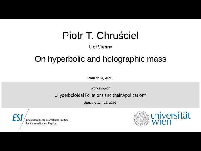 On Hyperbolic and Holographic Mass