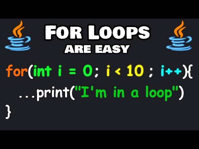 Understanding For Loops in Java - A Beginner's Guide