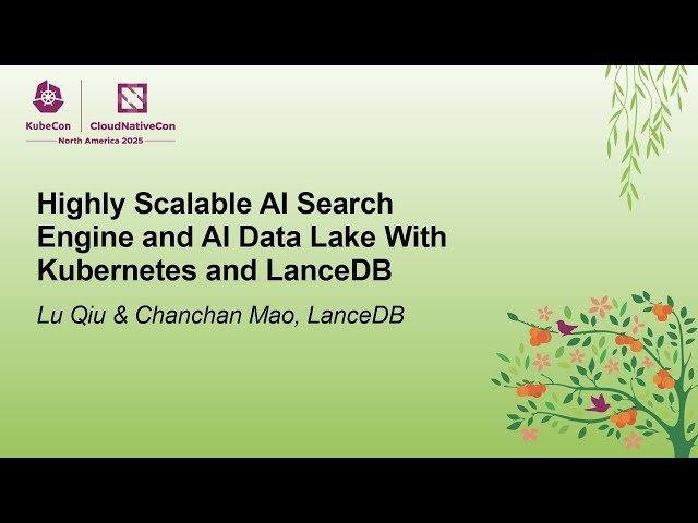 Highly Scalable AI Search Engine and AI Data Lake With Kubernetes and LanceDB