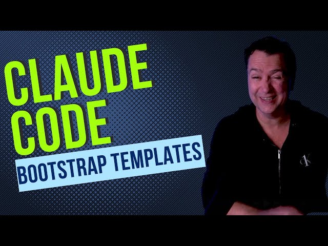 Claude Code + Templates - Bootstrap Projects Fast