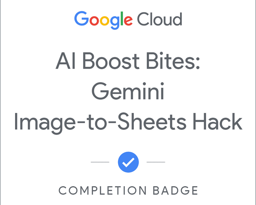 AI Boost Bites: Gemini Image-to-Sheets Hack