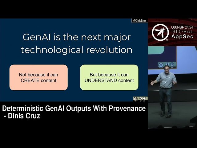 Deterministic GenAI Outputs with Provenance
