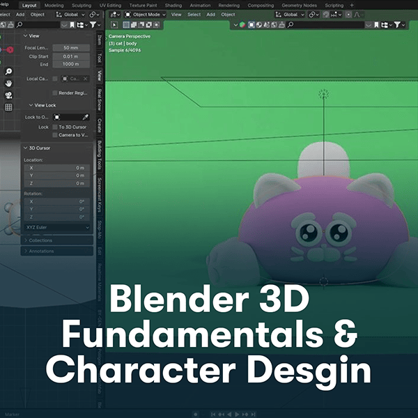 Blender 3D Fundamentals & Character Design