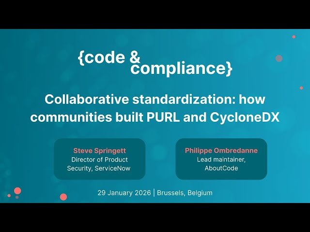 Collaborative Standardization - How Communities Built PURL and CycloneDX