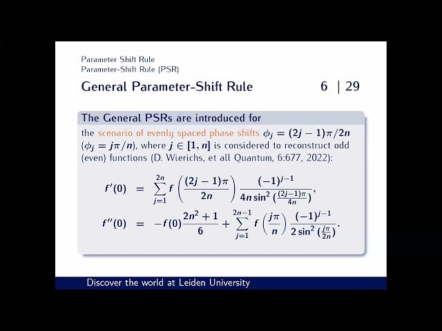 Parameter Shift Rule With the Optimal Phase Selection