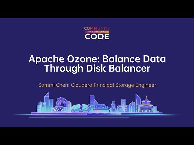 Apache Ozone - Balance Data Through Disk Balancer