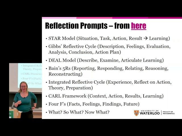 Reflecting Forward - Communication, Reflection, and Growth in Teaching and Learning