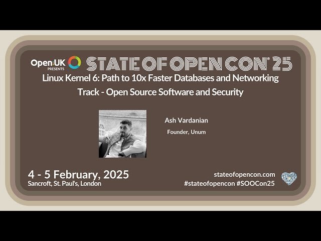 Linux Kernel 6 - Path to 10x Faster Databases and Networking