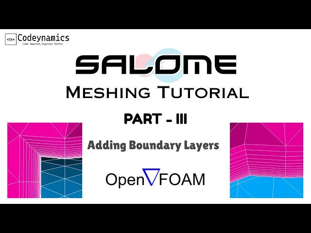 Boundary Layers - Salome Meshing - Part 3 - OpenFOAM