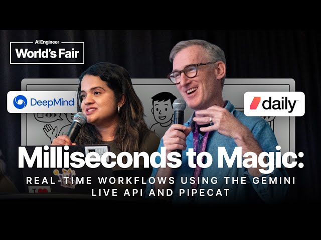 Milliseconds to Magic - Real-Time Workflows using the Gemini Live API and Pipecat