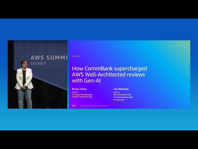 CommBank Supercharged AWS Well-Architected Reviews