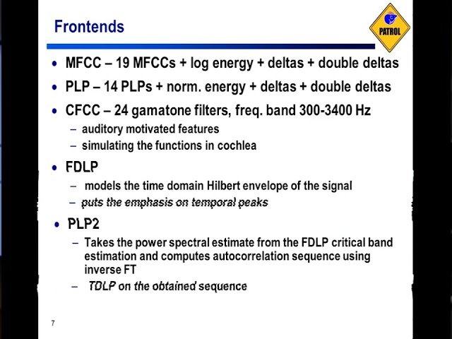 Patrol Team Speaker Identification System for DARPA RATS Evaluation
