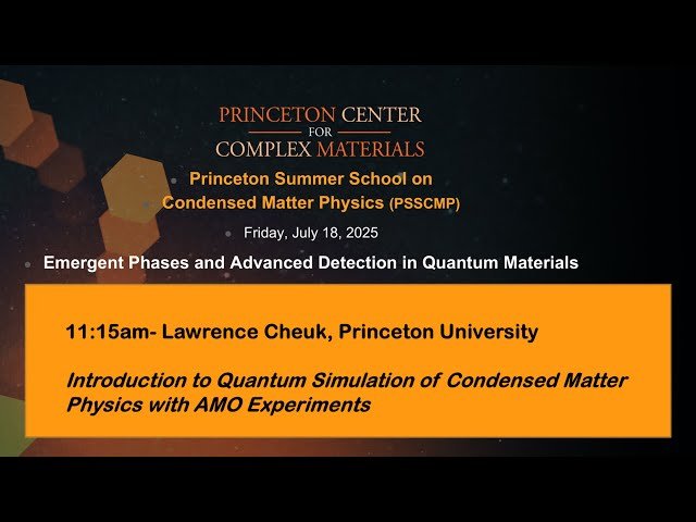 Introduction to Quantum Simulation of Condensed Matter Physics with AMO Experiments