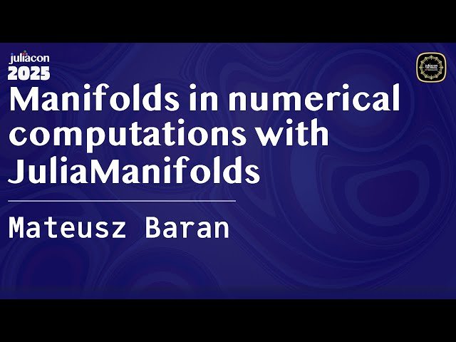 Manifolds in Numerical Computations with JuliaManifolds