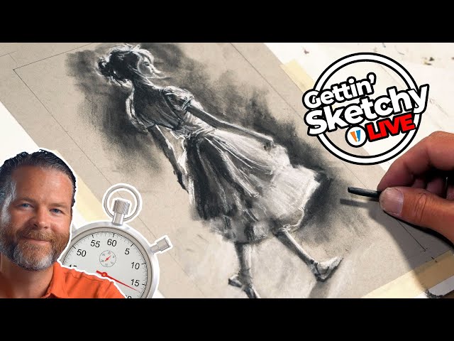 Charcoal Figure Drawing - Dancer - Gettin' Sketchy