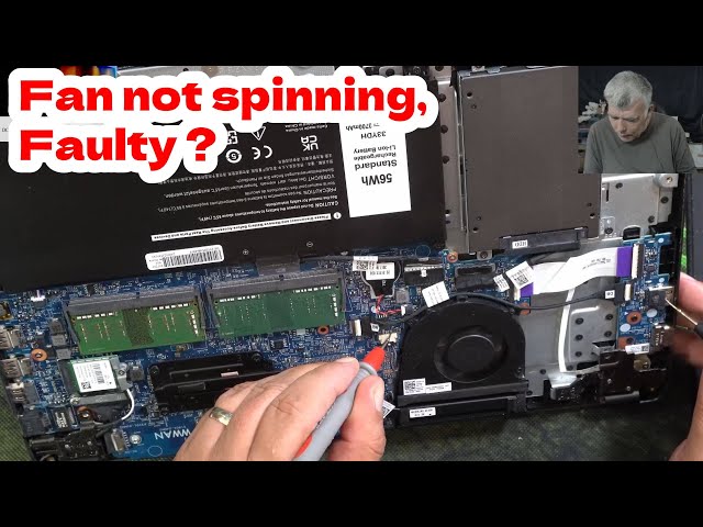 How Laptop Fans Work - Dell 3580 Fan Troubleshooting and Repair