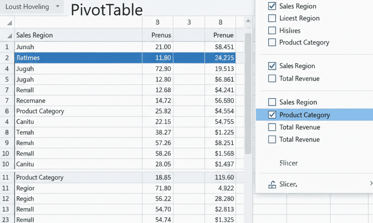 Analyze & Build Dashboards Using Excel Pivot Tables