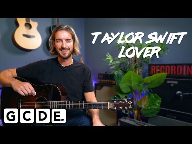 Play Lover by Taylor Swift - Easy Acoustic Guitar Lesson