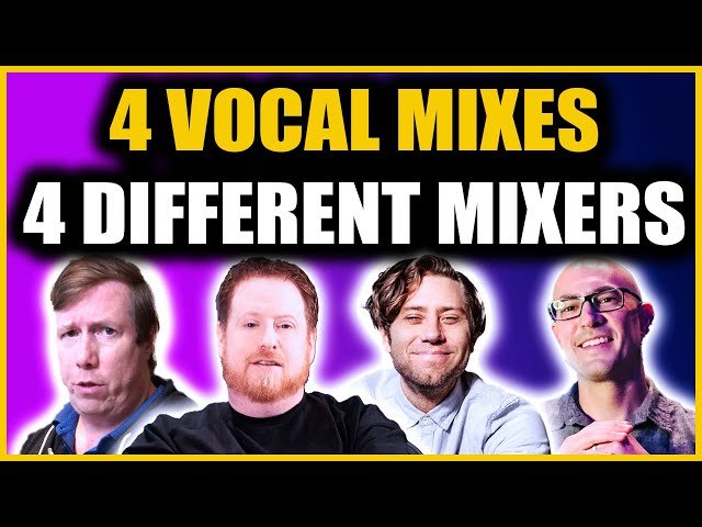 Mixing Vocals - 4 Different Approaches