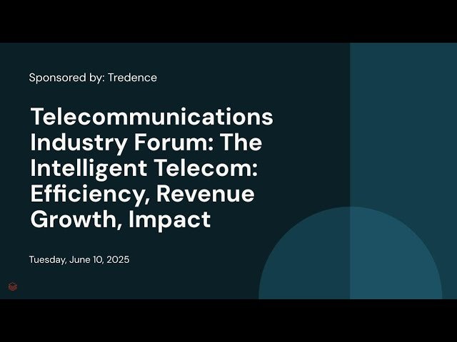 The Intelligent Telecom - Efficiency, Revenue Growth, Impact