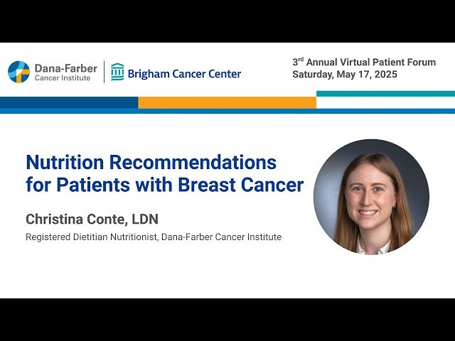 Nutrition for Patients with Breast Cancer