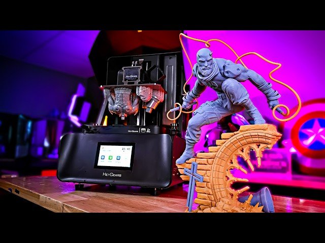 HeyGears Reflex RS Turbo Resin 3D Printer Review