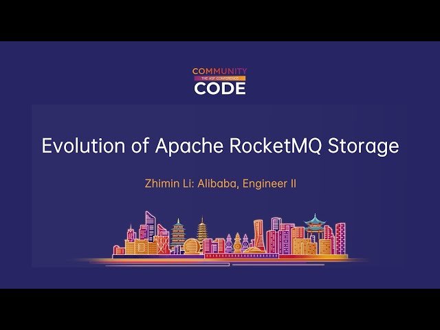 Evolution of Apache RocketMQ Storage