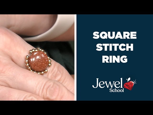 Square Stitch Ring - Jewelry 101